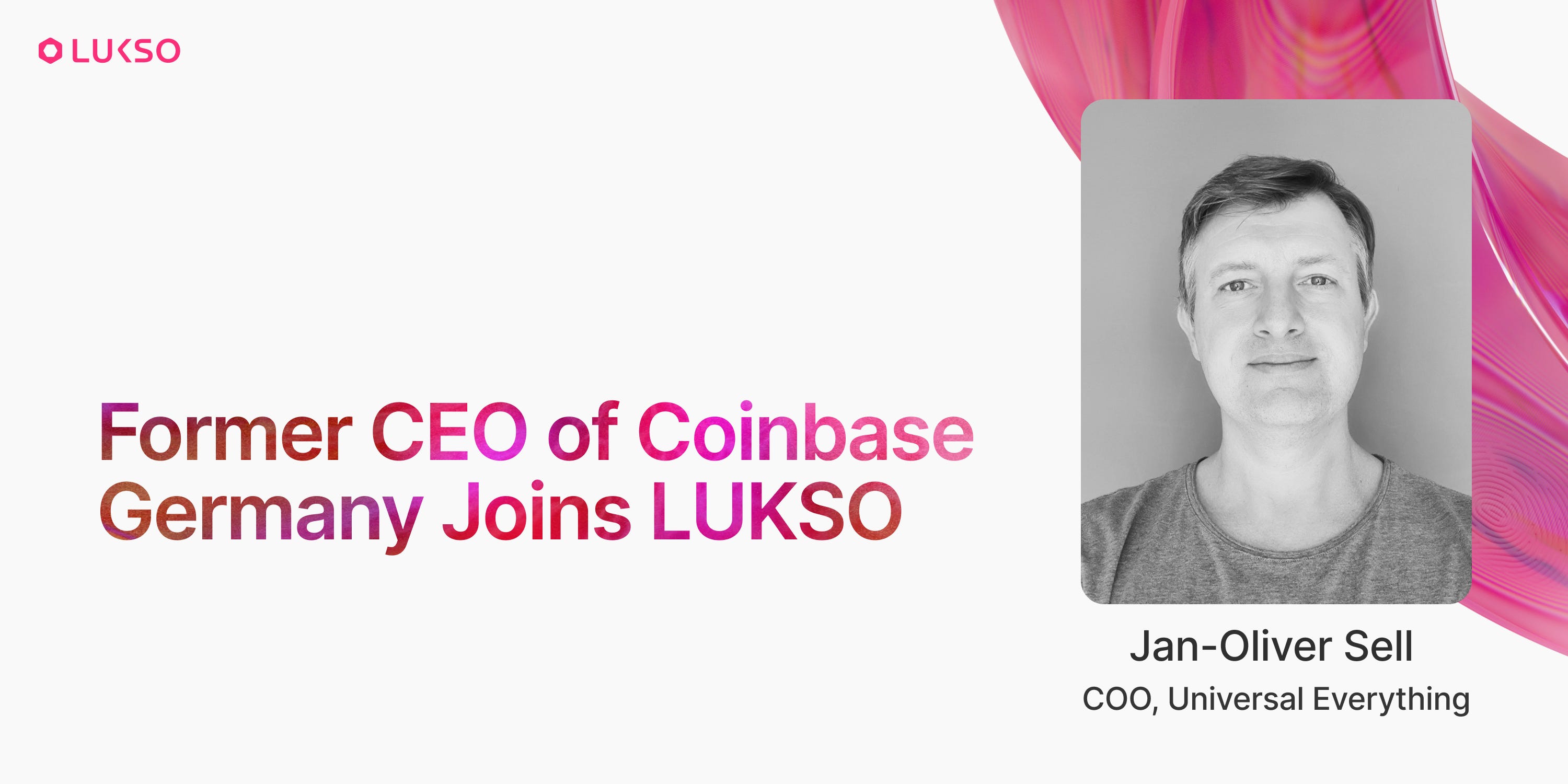 Former Coinbase Germany CEO Joins LUKSO as COO to Accelerate Mainstream  Web3 Adoption | by LUKSO | LUKSO | Medium
