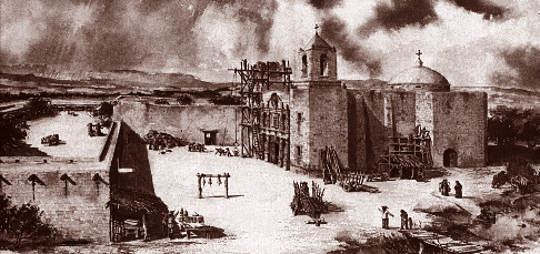 Misión San Antonio de Valero 3er Sitio El Álamo