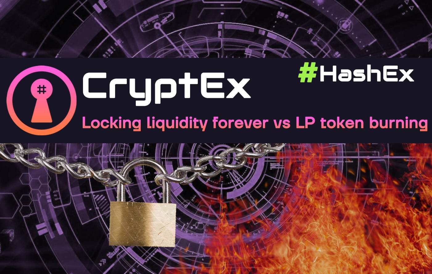Locking Liquidity Forever vs Token Burning. | by Max Nekoz | HashEx  Security Blog