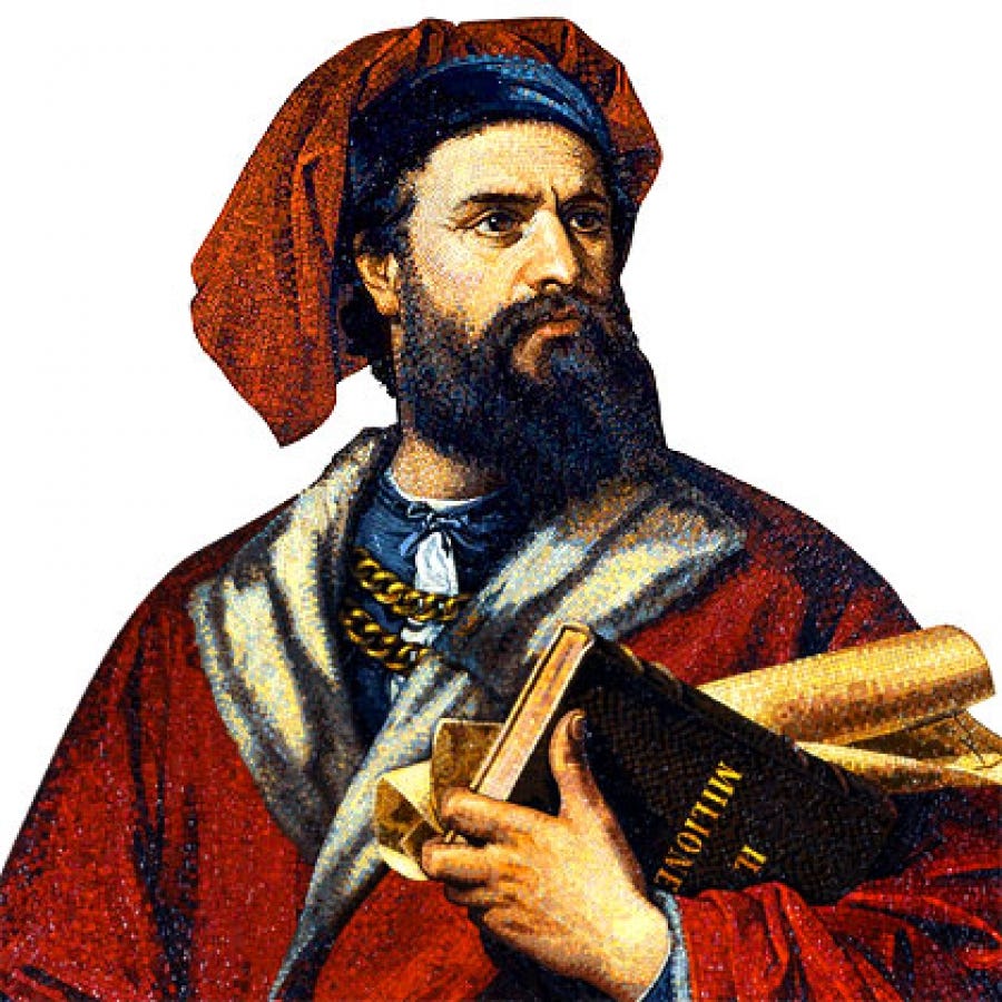 Marco Polo”. Marco Polo was a Venetian explorer born… | by gab1930s | Medium, image size:900x900