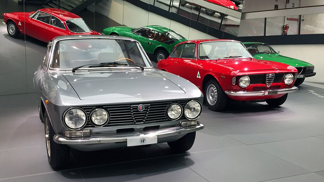 Miniature Mercury 1/43 - Alfa Romeo Giulia Bertone Coupé Rouge 1970 (Zamak)