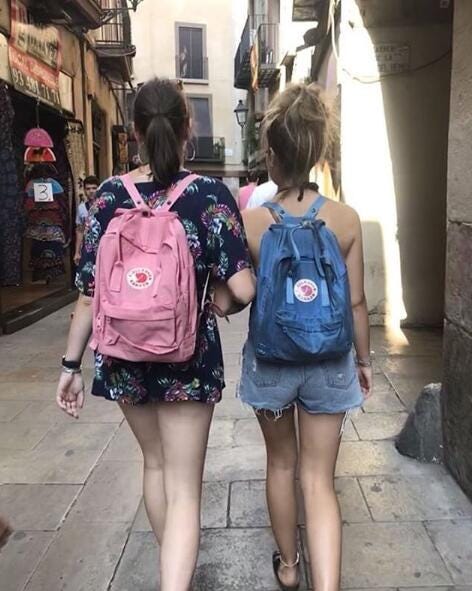 girl fjllrven backpack Fjallraven Kanken Classic Chalk Rose whether for everyday adventures or outdoor excursions. Aesthetic Sac Vsco Girl Fjallraven