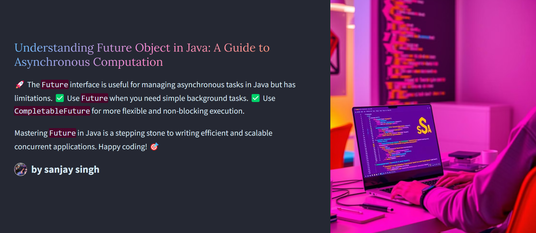 Understanding Future Object in Java: A Guide to Asynchronous