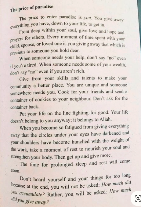 From the book, 'A Temporary Gift'