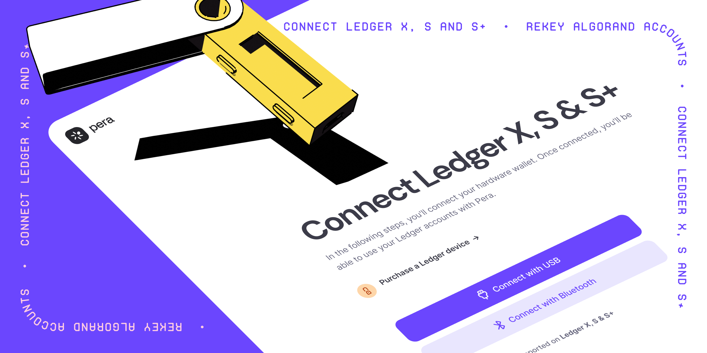 Doubling the Security: Ledger Nano X and S/S+ and Rekey Support on Pera Web  | by Pera Wallet | Pera Wallet