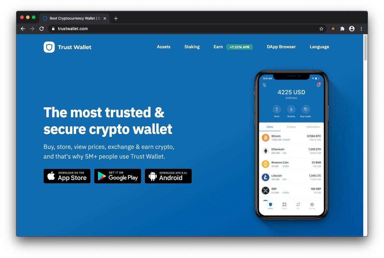 How to get $APE. With Trust Wallet on Binance Smart… | by Ape Crypto |  Medium