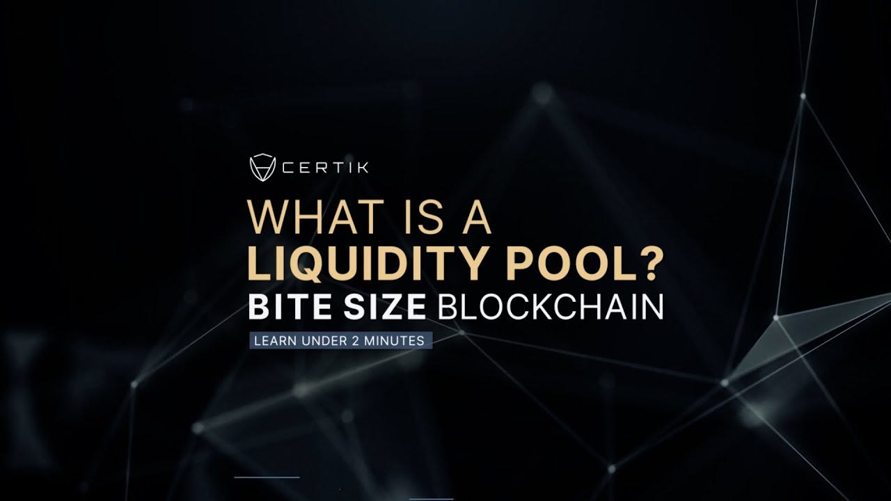 What is a Liquidity Pool?. Liquidity is the measure by which one… | by  CertiK | Medium