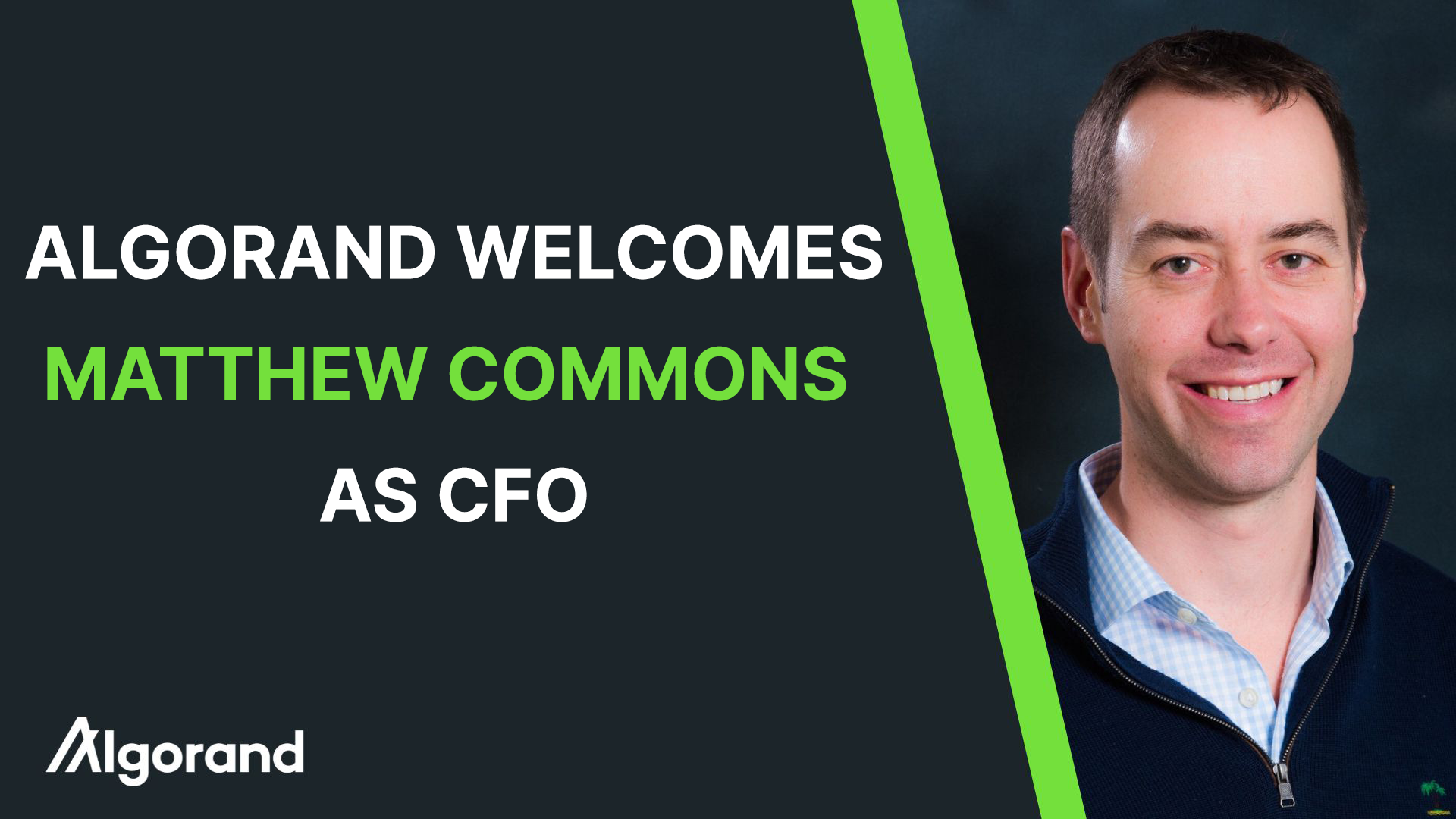 Matthew Commons Appointed CFO of Algorand | by Algorand | Algorand | Medium