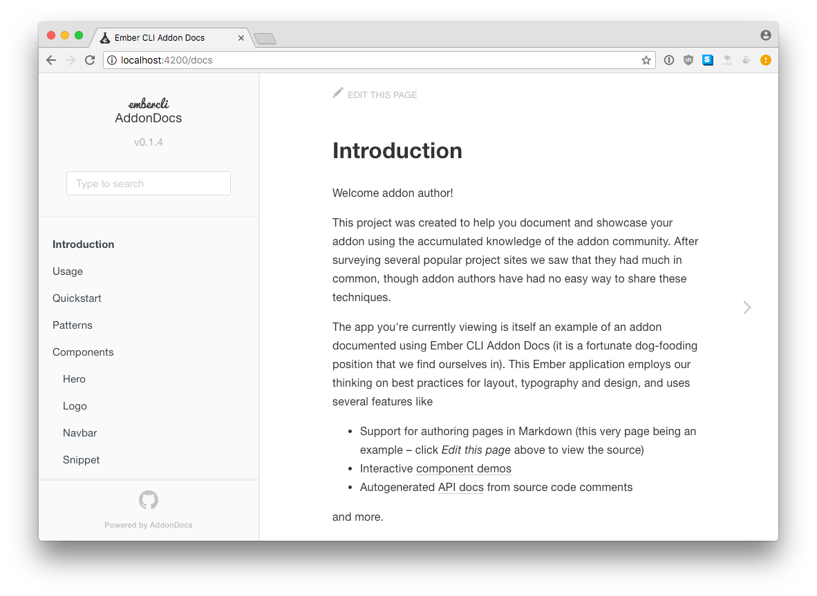 Ember CLI Addon Docs: Shared Documentation for the Ember Ecosystem | by  pzuraq | Medium