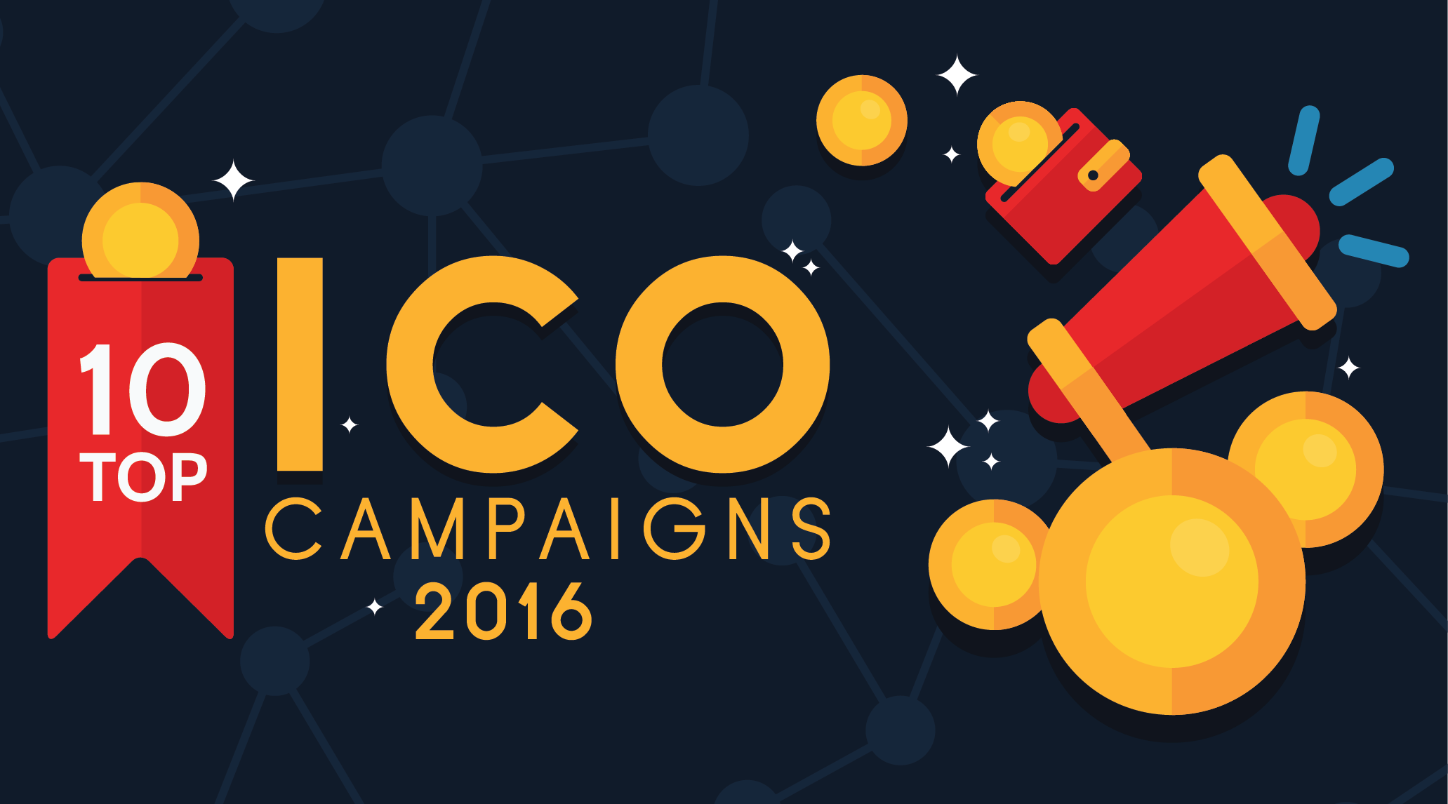 Top 10 ICO Campaigns Of 2016. Initial Coin Offerings saw some good… | by  Steve Rogen | DinarDirham | Medium