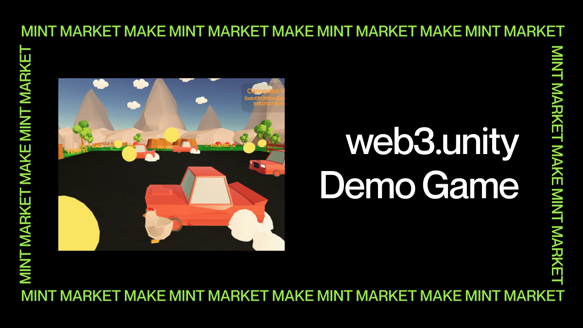 Demoing web3.unity with the “Chicken Demo”