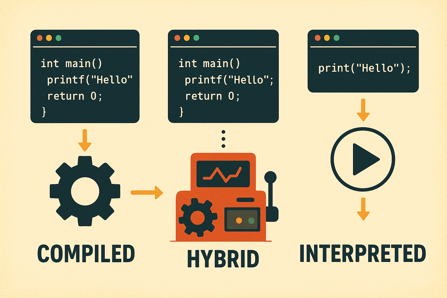 How Programming Languages Work: Compiled, Interpreted, and the