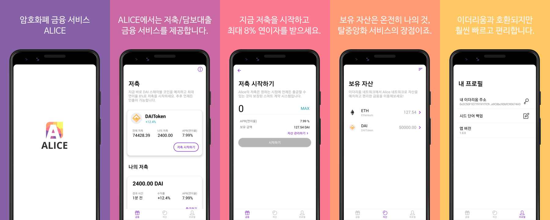 Alice가 공식 출시되었습니다!. 지금 바로 8% 이율의 혜택을 얻는 방법 | by Yoonjae Yoo | Alice Finance  한국 | Medium