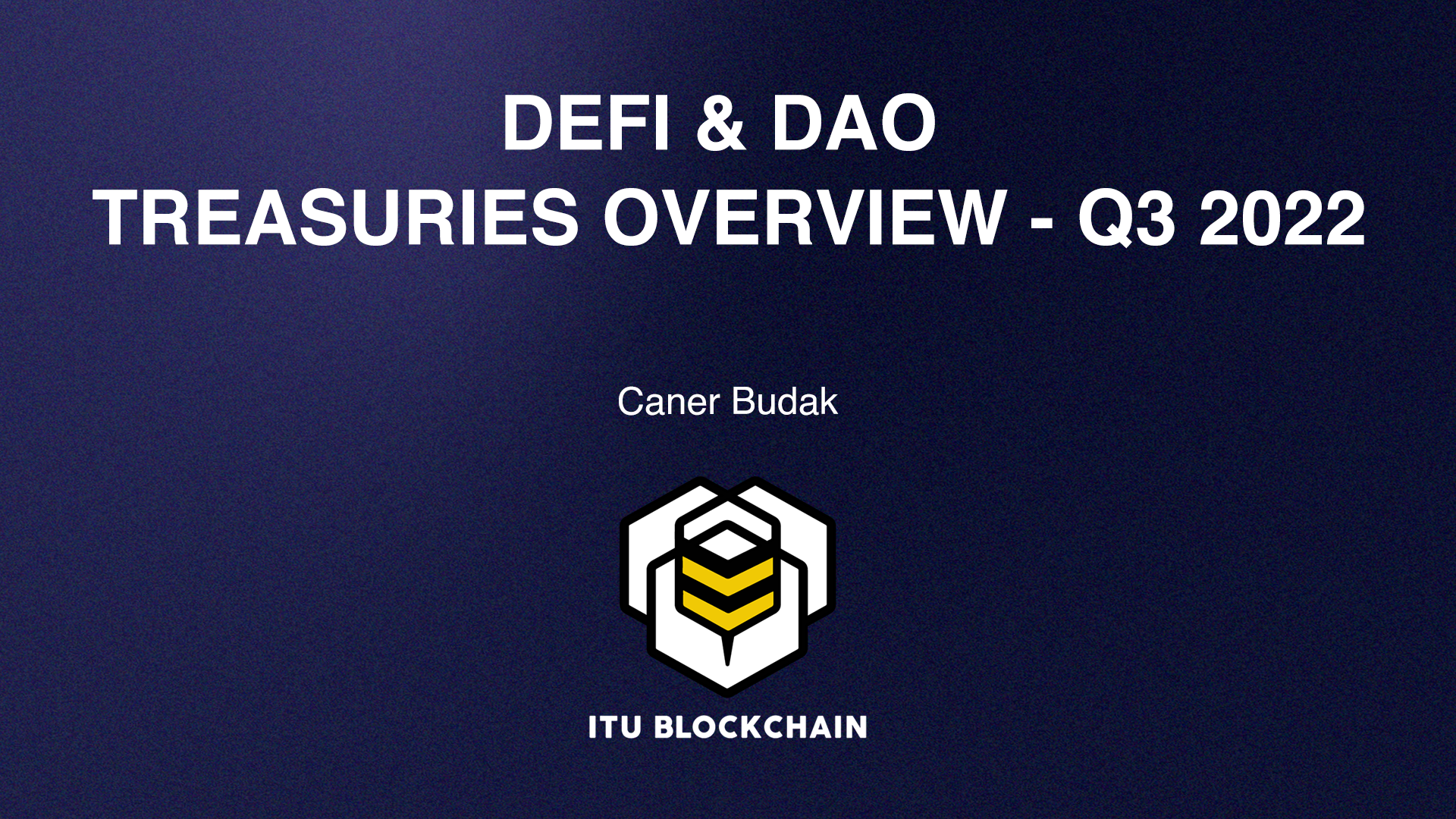 DeFi & DAO Treasuries Overview -Q3 2022 | by Caner Budak | ITU Blockchain