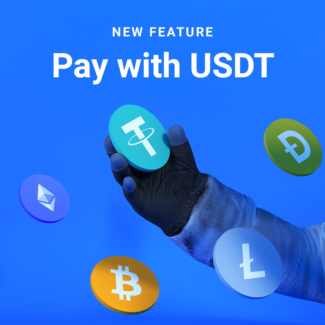 Bitrefill is now accepting USD Tether | by Bitrefill | Medium