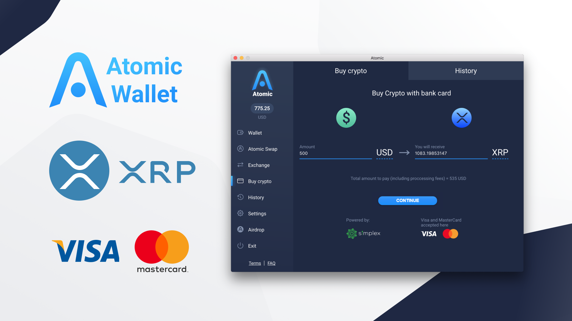 How to buy XRP (Ripple)?. Easy way to exchange your USD/EUR to… | by  Atomicwallet | Atomic Wallet | Medium