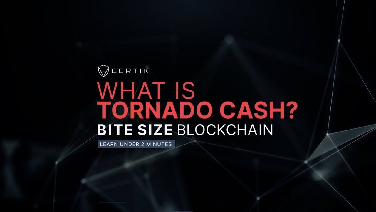 What is Tornado Cash?. With cryptocurrencies designed to… | by CertiK |  Medium