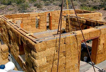 Straw Constrution Straw Built Construction House Built Using The Load Bearing Technology