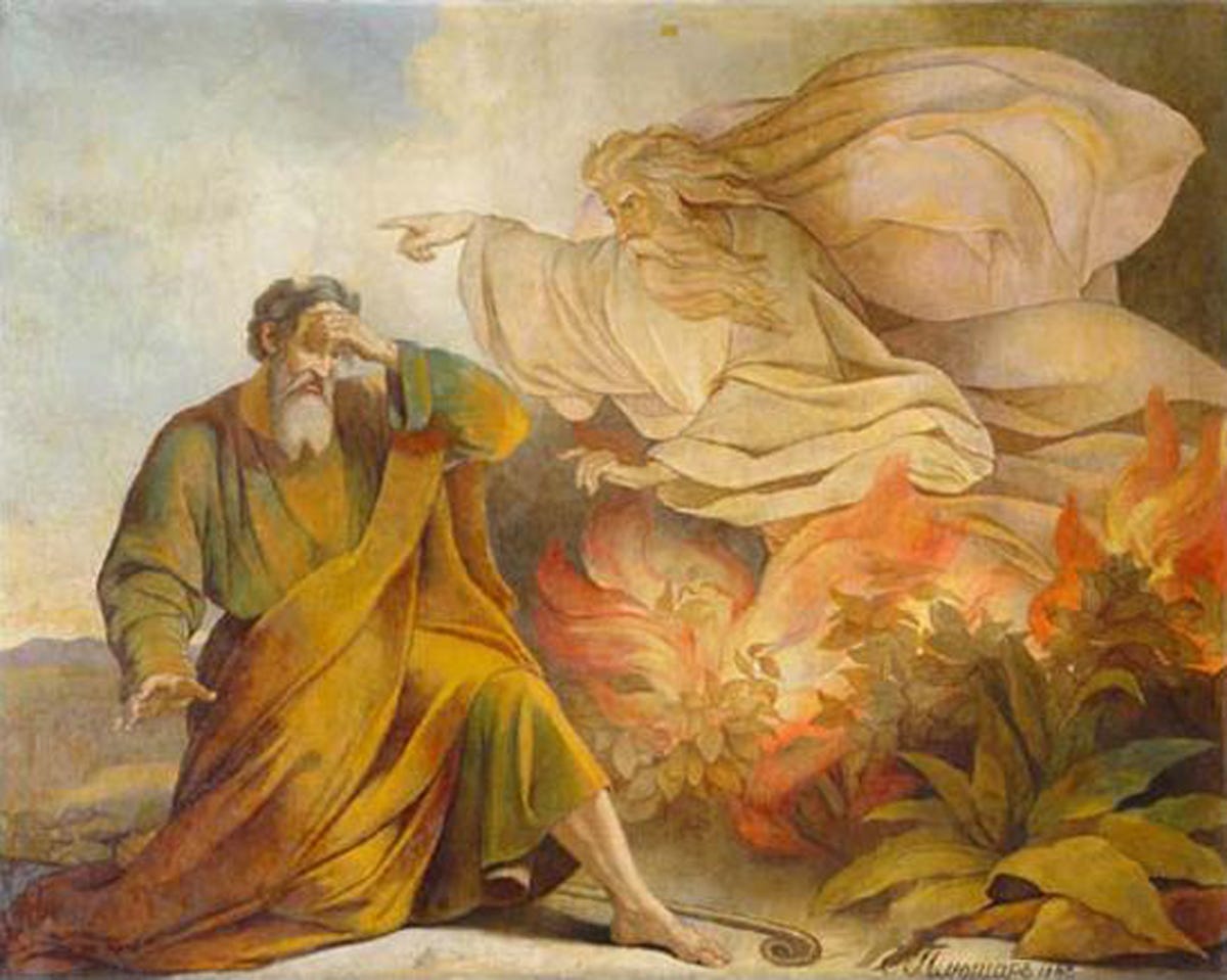 A Reluctant Moses Took the Staff. Despite not getting all the 
