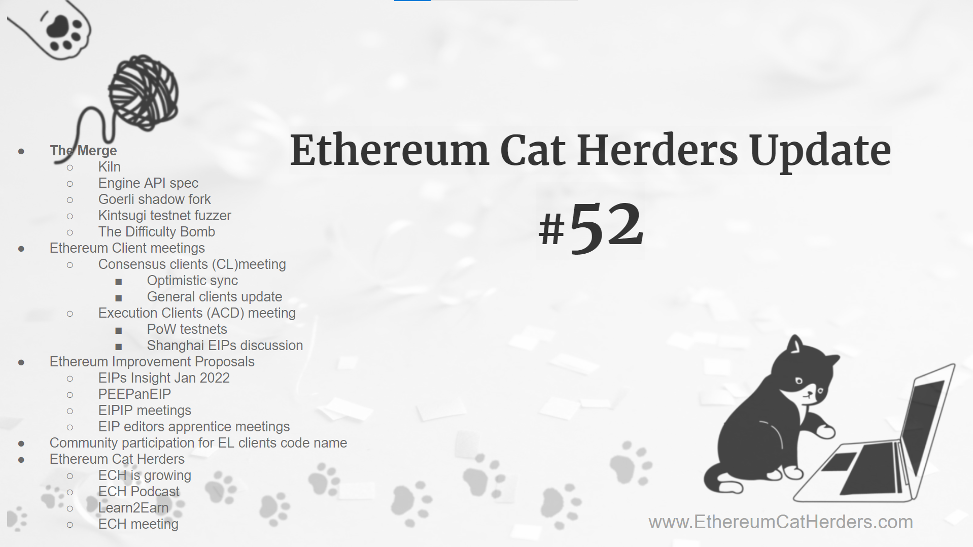 Ethereum Cat Herders Update #52. Introducing Merge Kiln testnet, Goerli… |  by Pooja Ranjan | EthCatHerders | Medium