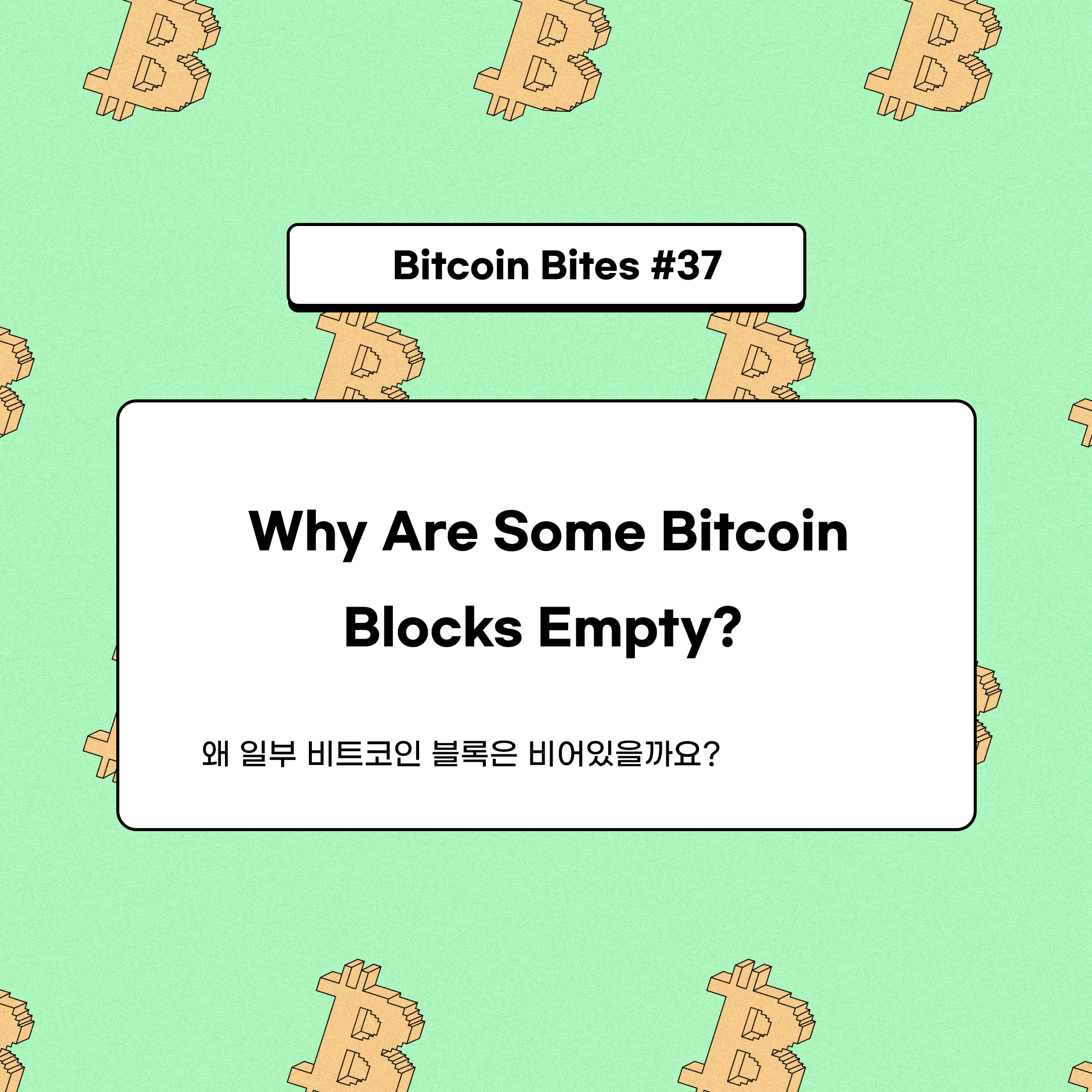 왜 일부 비트코인 블록은 비어있을까요?. 막대한 투자를 받은 채굴 하드웨어와 지속적인 전력 소비에도 불구하고… | by CoinEasy  | Medium