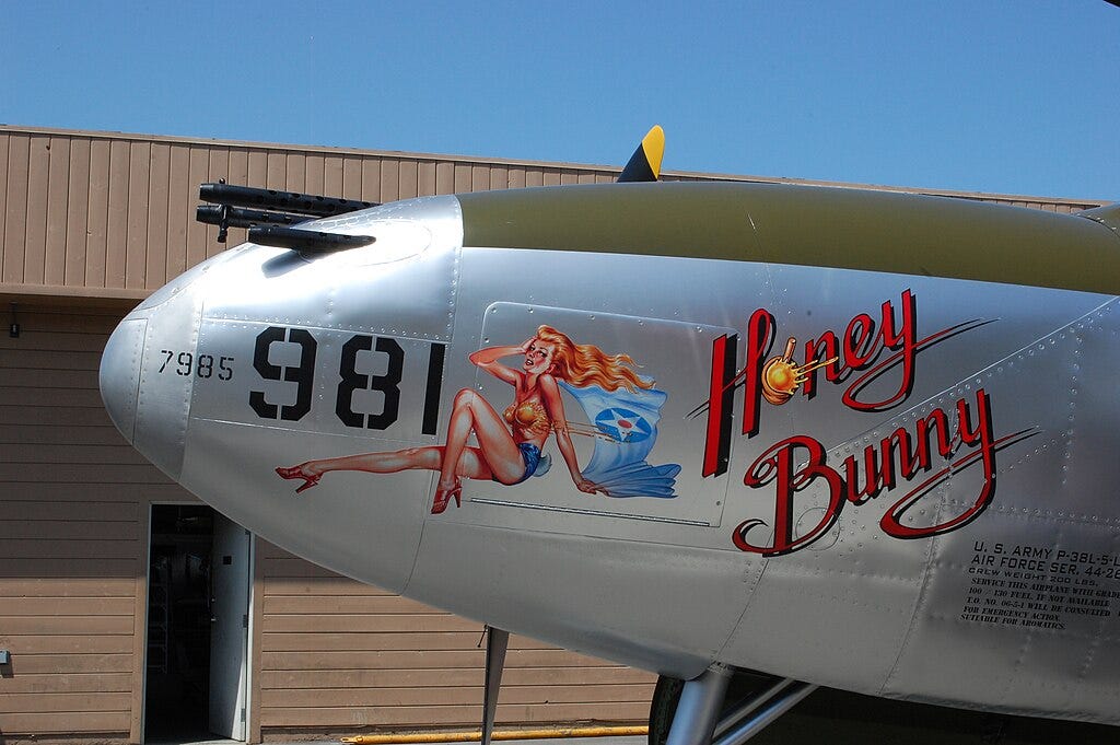 The origins of Nose Art!. You may have been to an air show and