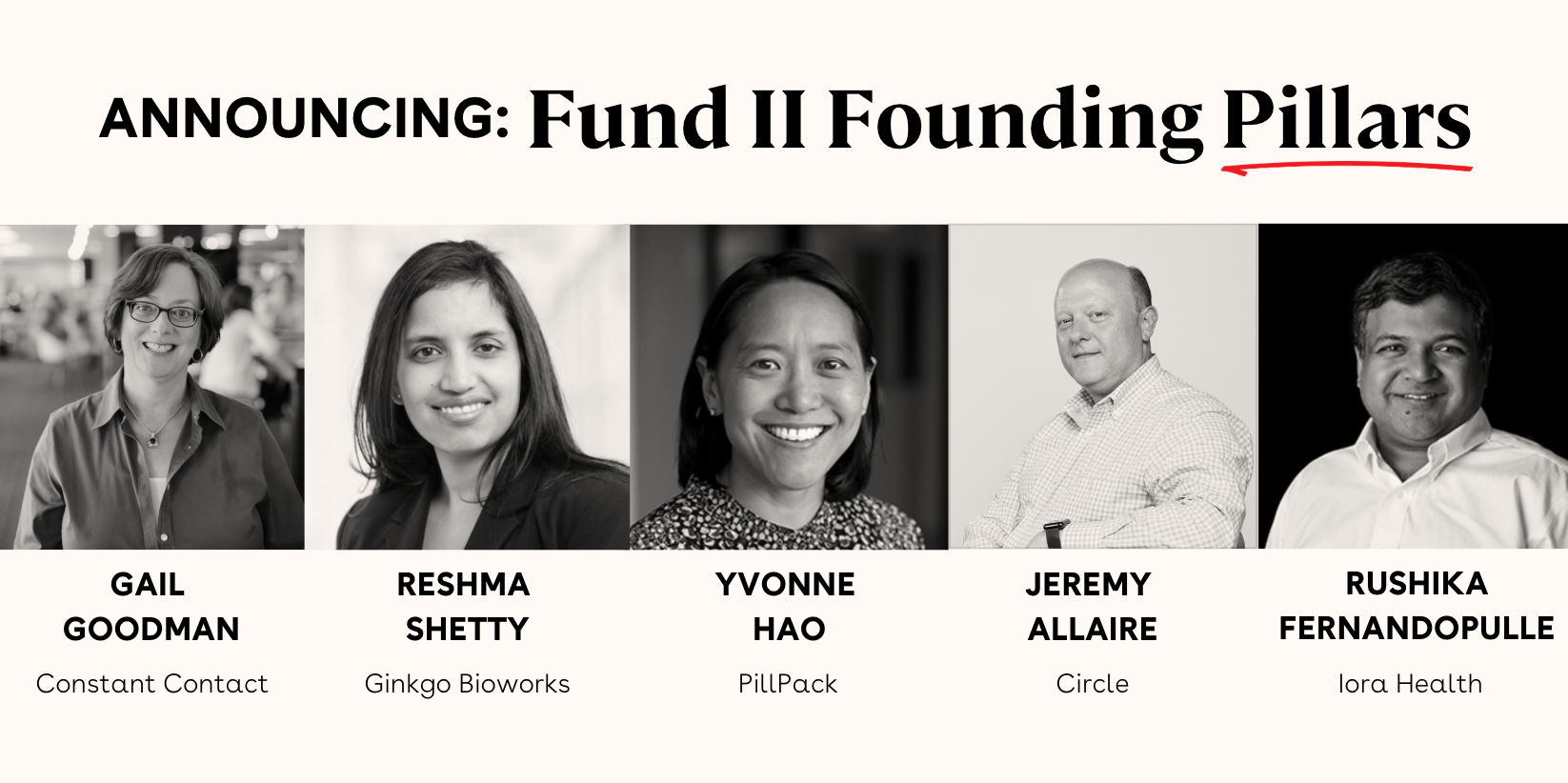 Announcing 5 New Founding Pillars | by Pillar | Pillar VC | Medium