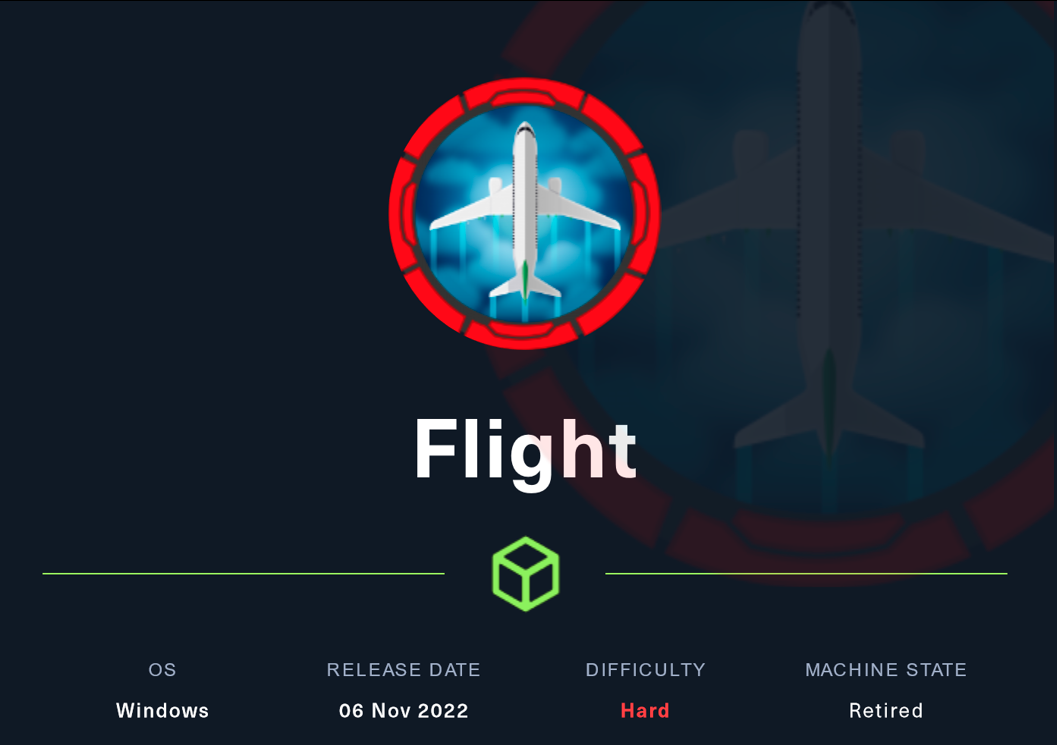 HackTheBox | Flight | by hx101 | Medium
