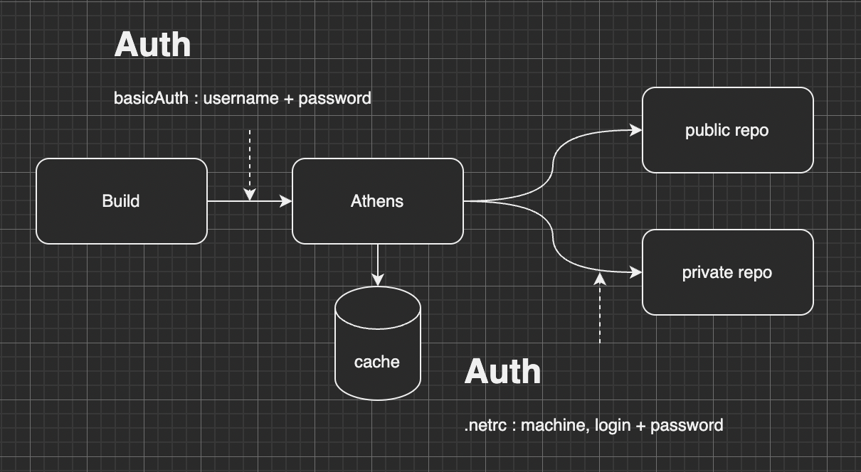 Athens Go Proxy Architecture
