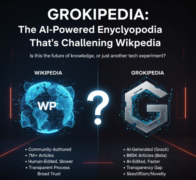 Grokipedia: The AI-Powered Encyclopedia That's Challenging Wikipedia | by  Baivab Mukhopadhyay | Towards AI