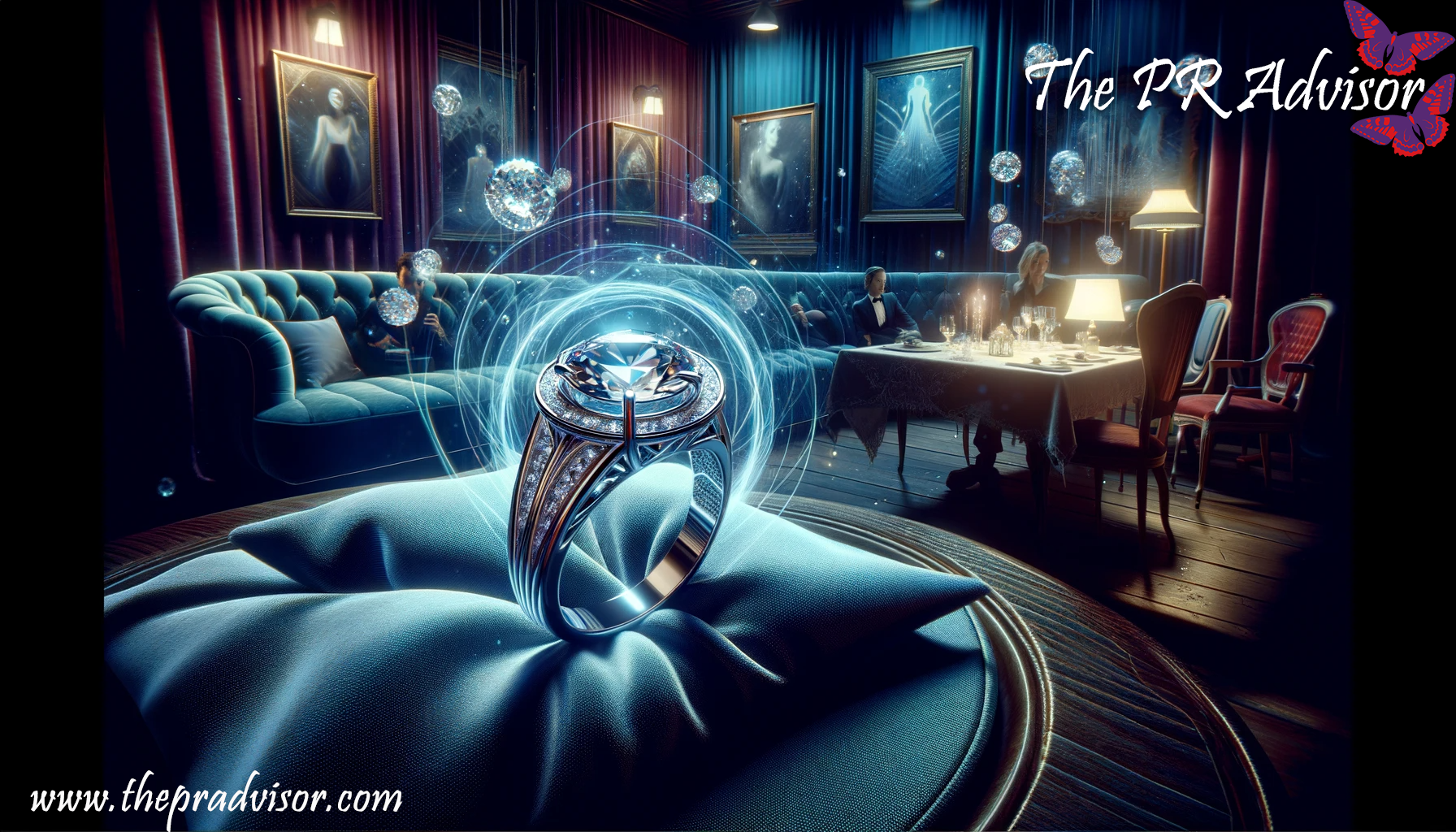 عواطف فاخرة في إعلانات المجوهرات