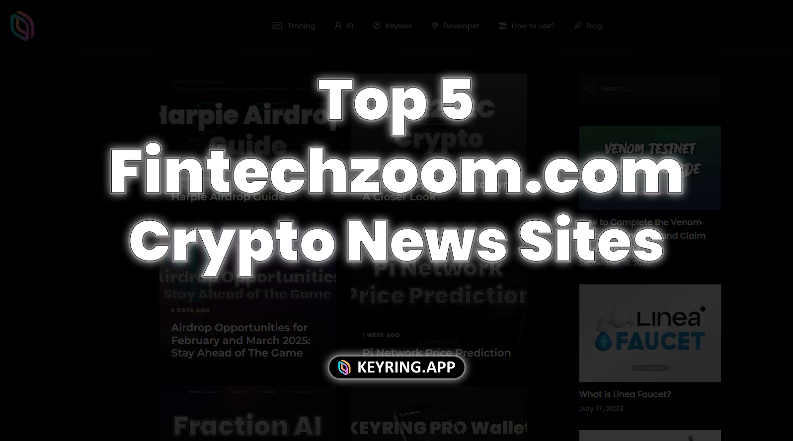 Best Sites for Fintechzoom.com Crypto News | by Antony Threecores | Medium