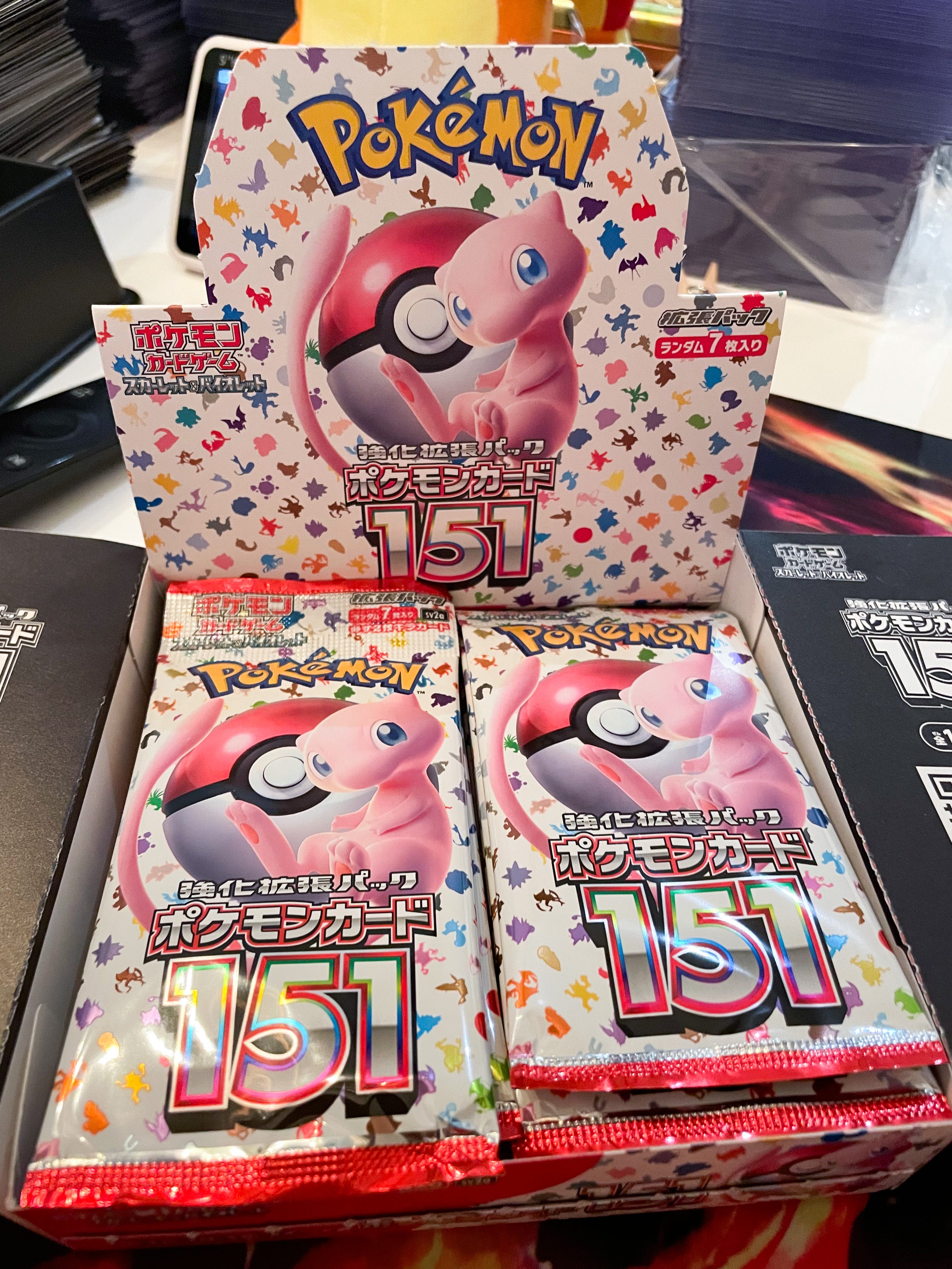 japanese trainer cards pokemon POKEMON 151 BOOSTER BOX (JPN) main image 1