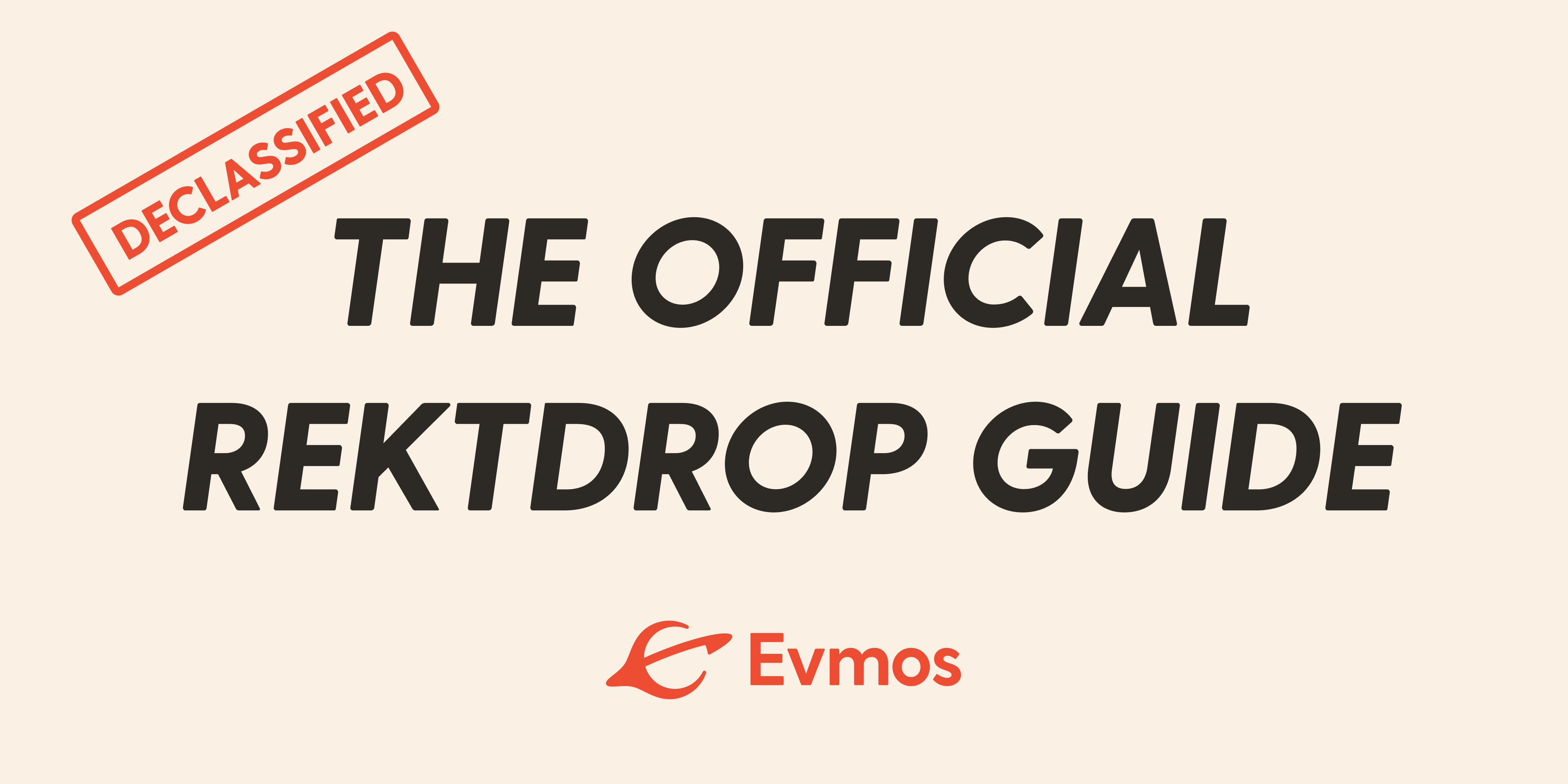 Claiming your Evmos Rektdrop. The Official Rektdrop Guide | by Evmos | The  Evmos Blog | Medium