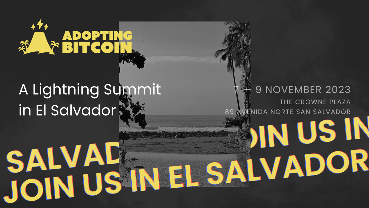 AB23 Schedule, Housekeeping and Side Events | by Adopting Bitcoin | Medium