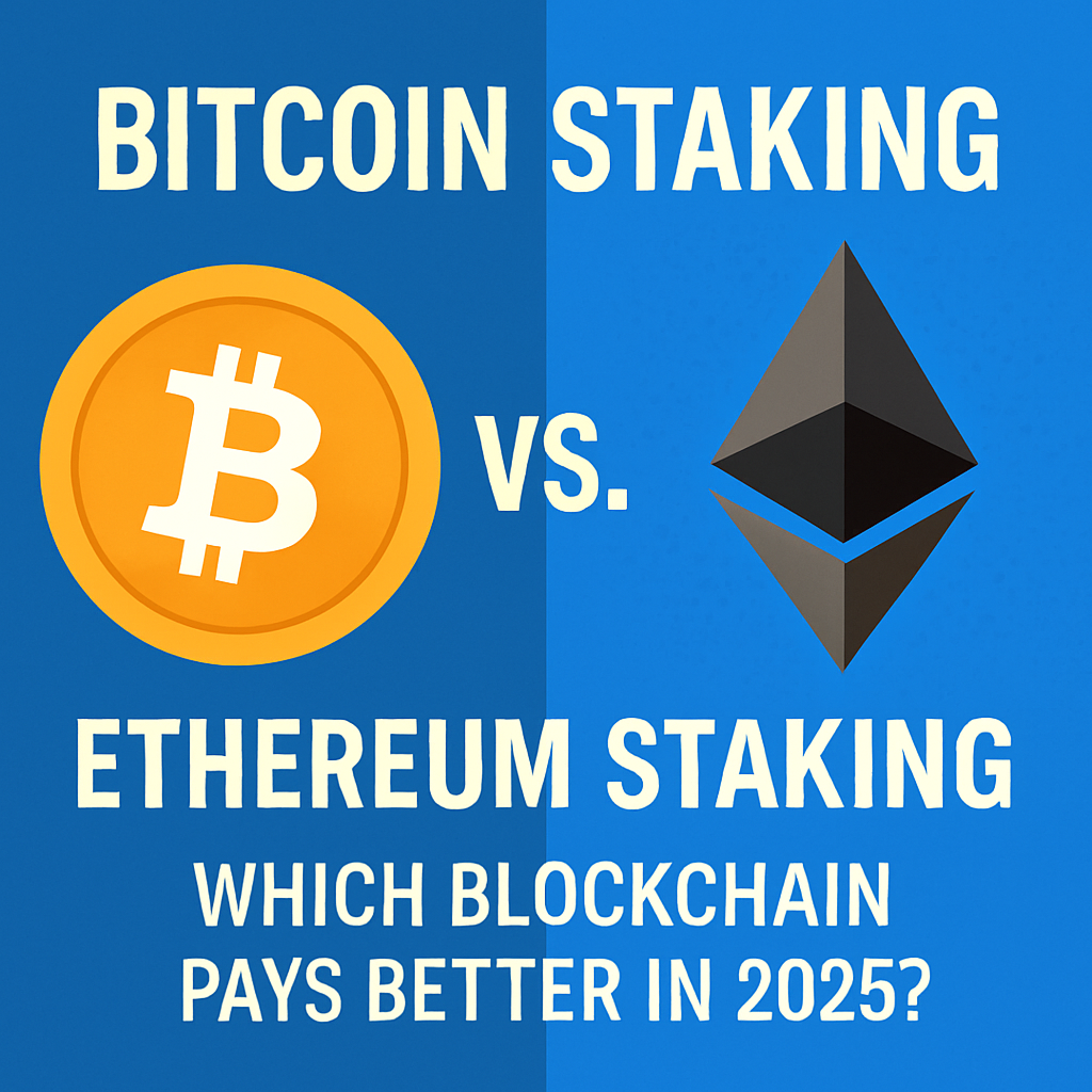 Bitcoin Staking vs. Ethereum Staking: Which Blockchain Pays Better in 2025?  | by MintonFin | Towards Finance
