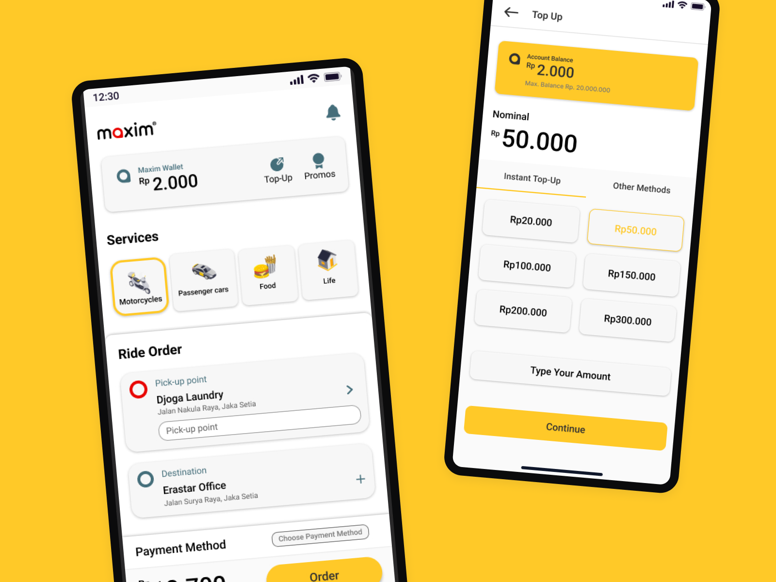 How We Made Cashless Payments a Breeze for Maxim Users (UI/UX Case Study) |  by Arie Wahyu | Medium