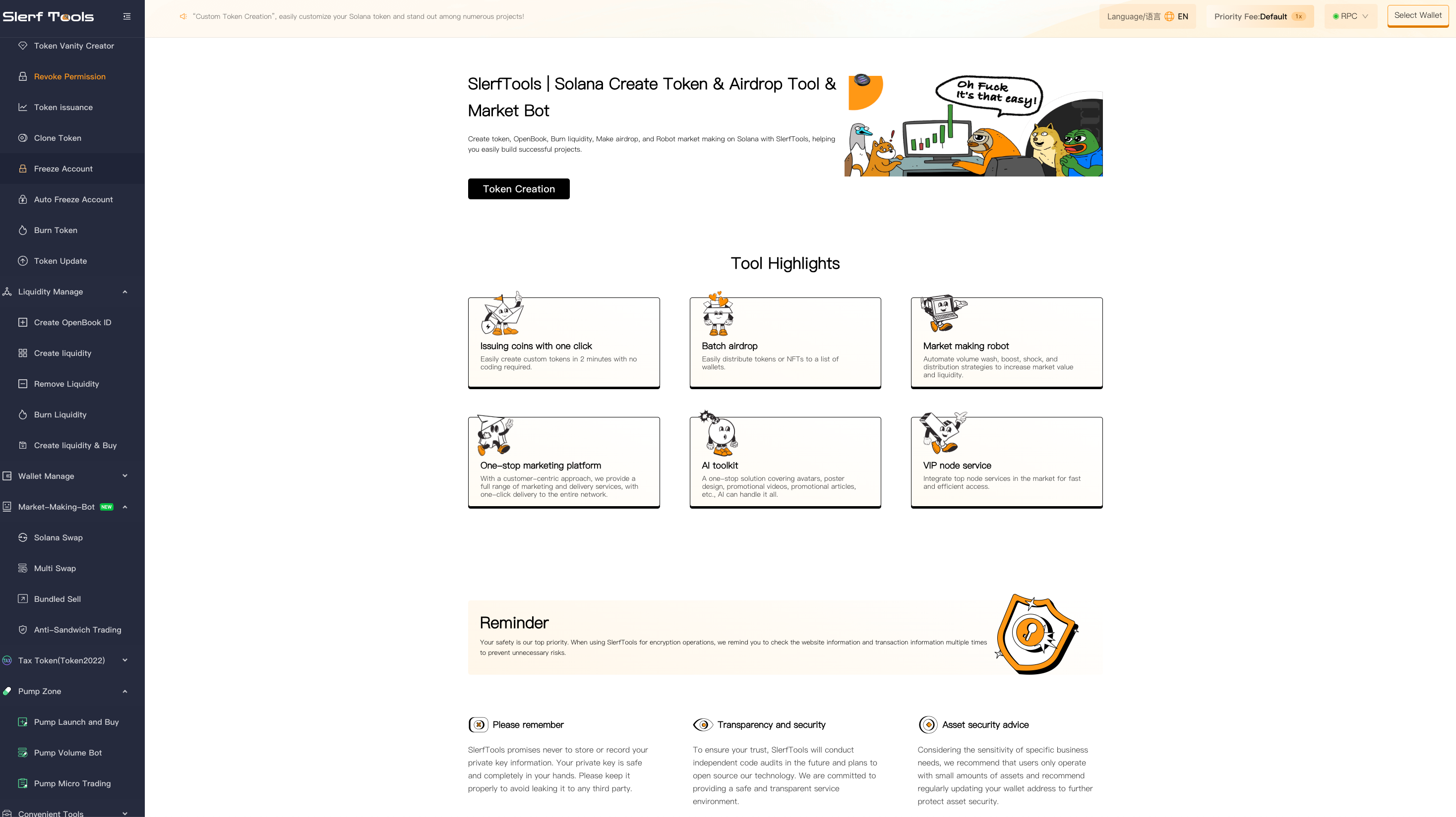 Slerftools: The Best Toolset for Solana, Raydium, and Pump.fun | by abao |  Medium