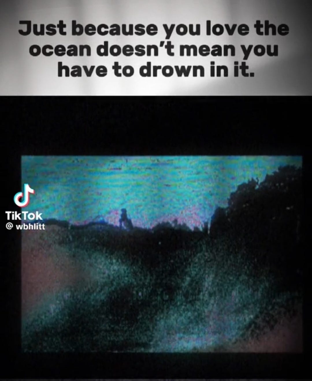Just because you love the ocean doesn't mean you have to drown in it. | by  Mahalnaaraw | Medium, image size:1080x1321