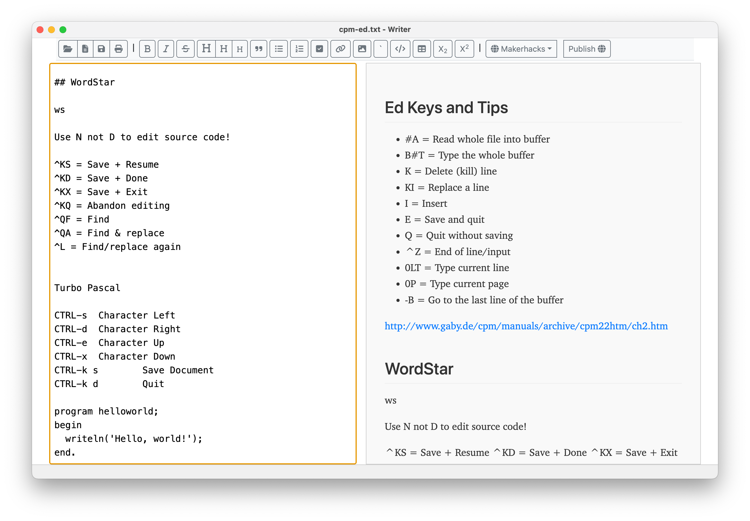 My markdown blog editor built as an Electron app