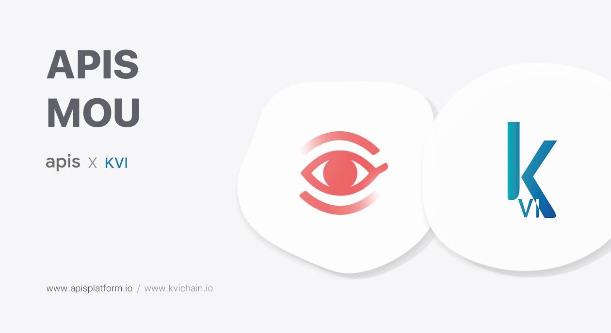 아피스(APIS) & KVI MOU 체결. 아피스(APIS)와 KVI Chain(KVI)가 MOU를 체결했습니다. | by Sophie  Ha | APISplatform | Medium
