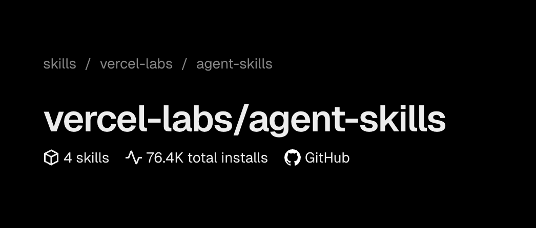 Vercel Agent Skills