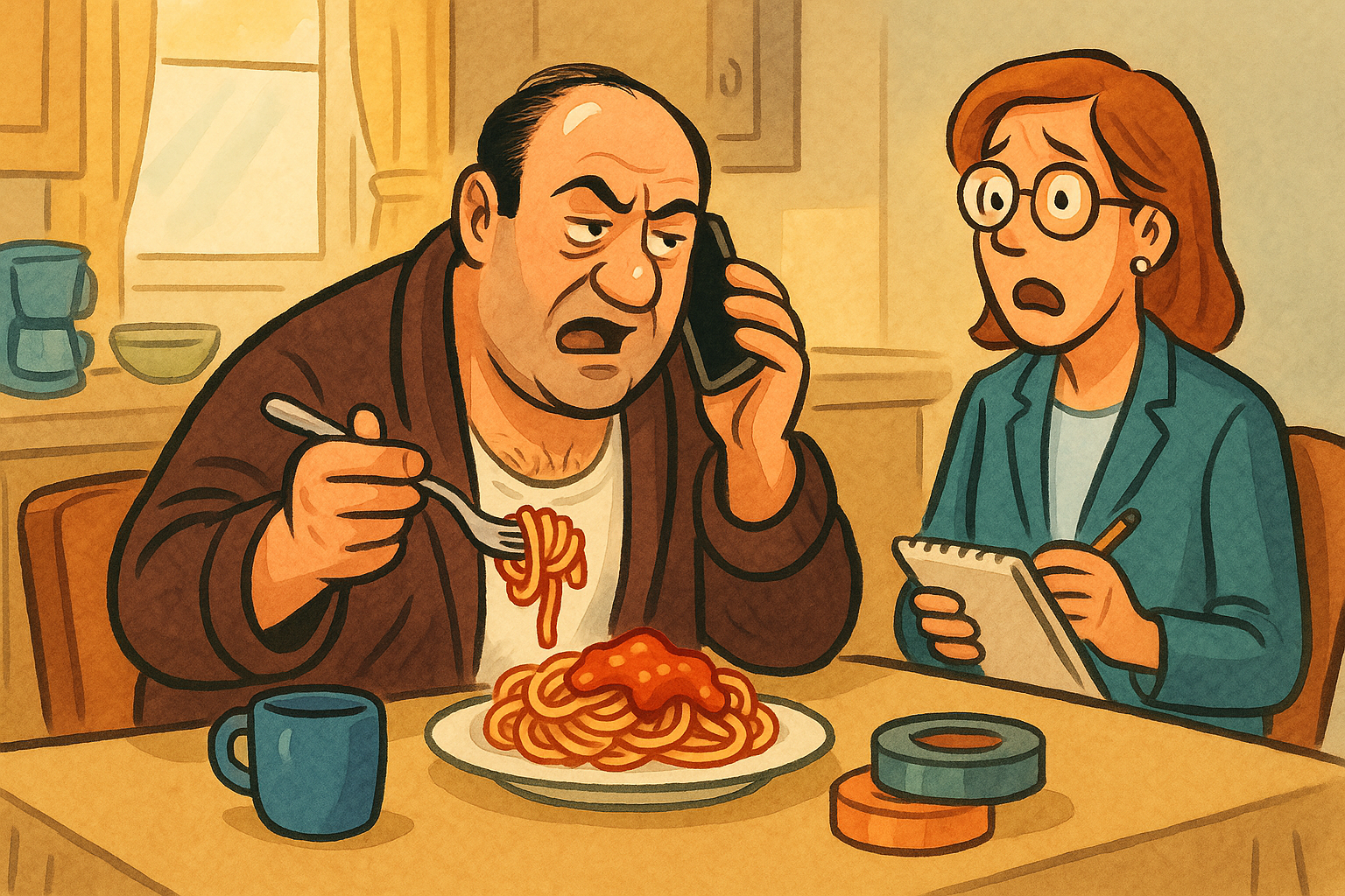 Everything I Needed to Know About Communication I Learned from Watching The  Sopranos | by Brian Rosta | Funny, Inc. | Medium