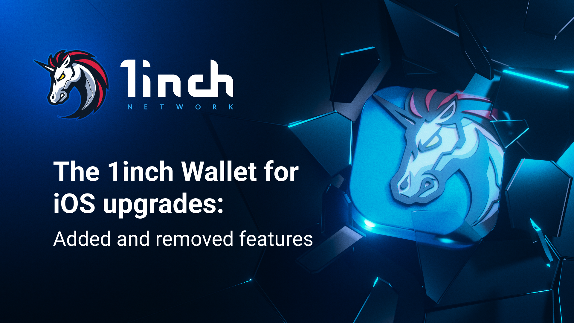 The 1inch Wallet for iOS upgrades: added and removed features | by 1inch |  1inch Network | Medium