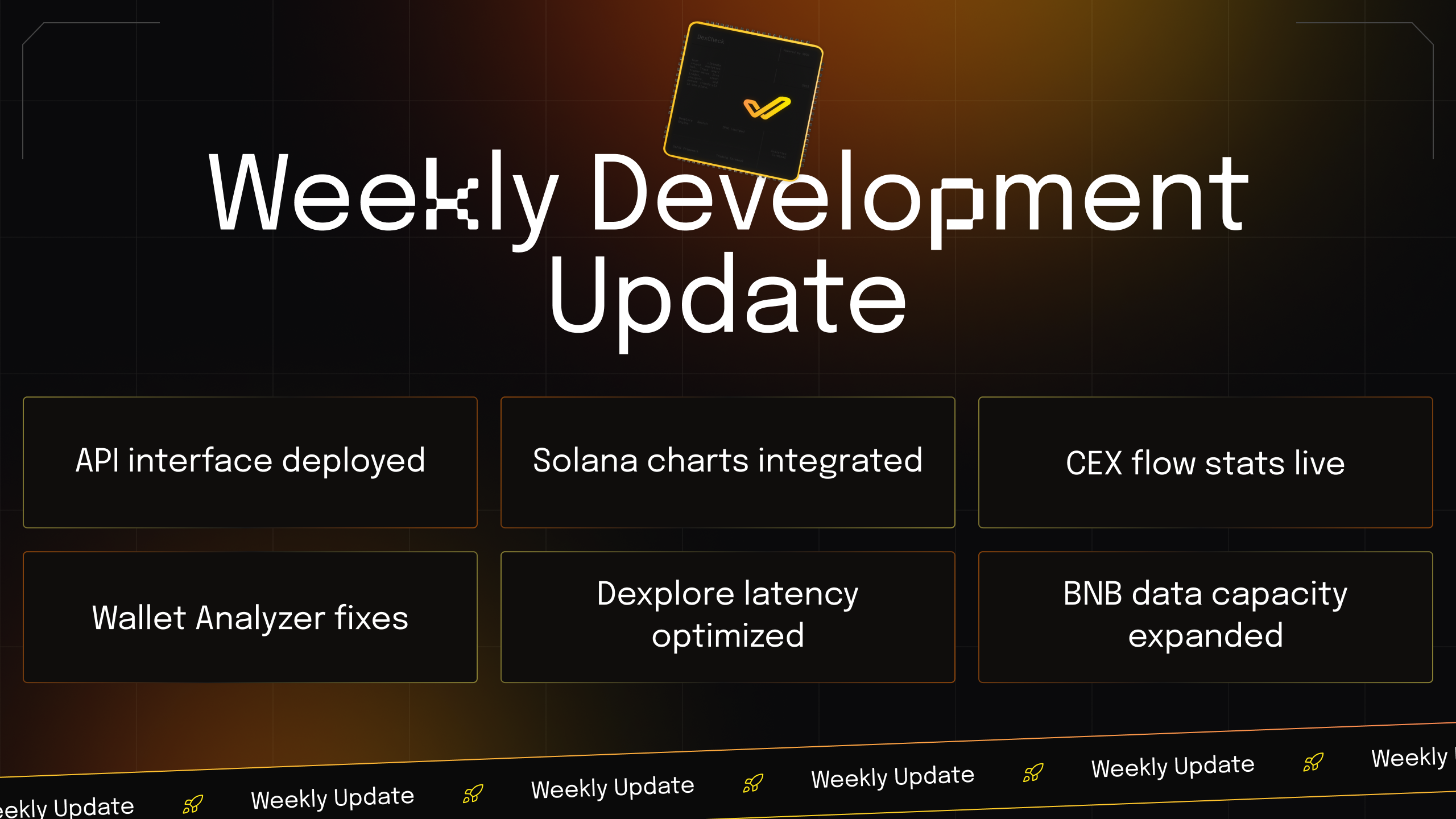 State of the Project: DexCheck Weekly Development Update #23 | by DexCheck  | Medium