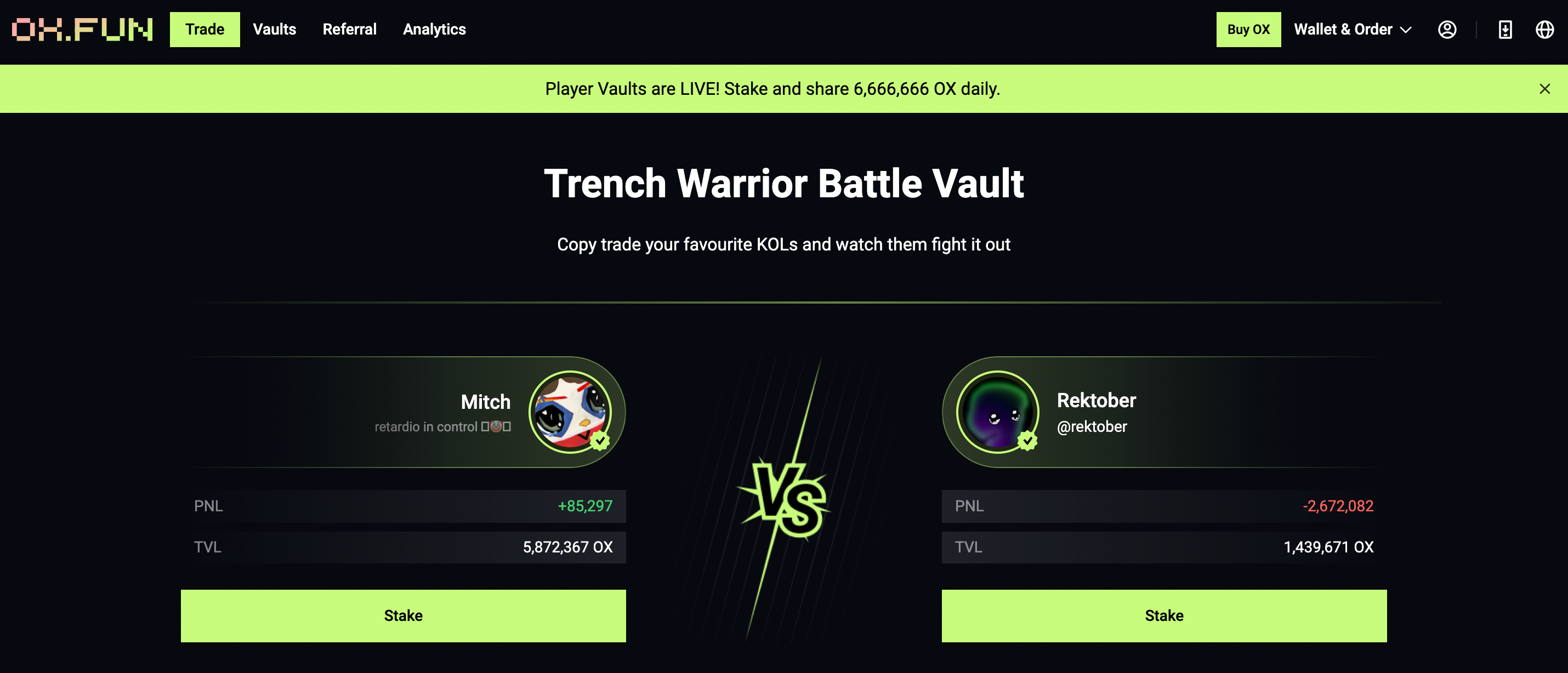 OX FUN Copy Trading Crypto Platform | by Przemek Chojecki | PC Crypto |  Medium