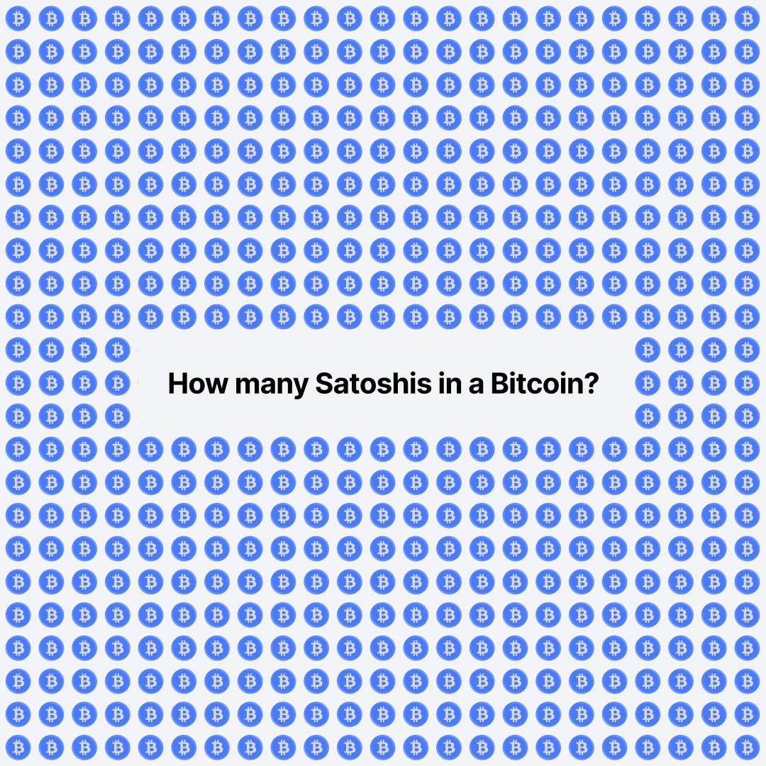How Many Satoshis in a Bitcoin. How many Satoshis can you find in a… | by  Tectum SoftNote | Medium