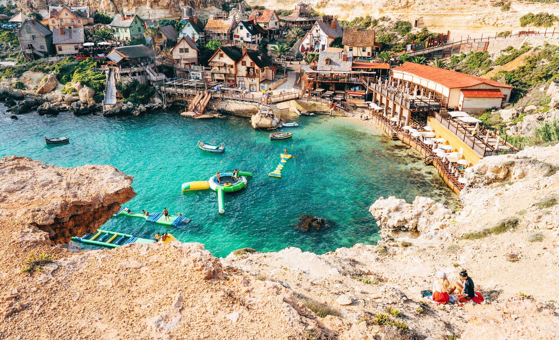 Meet Malta's Popeye Village — A Film Set-Turned-Town | by Alex Pappademas |  Airbnb Magazine | Medium