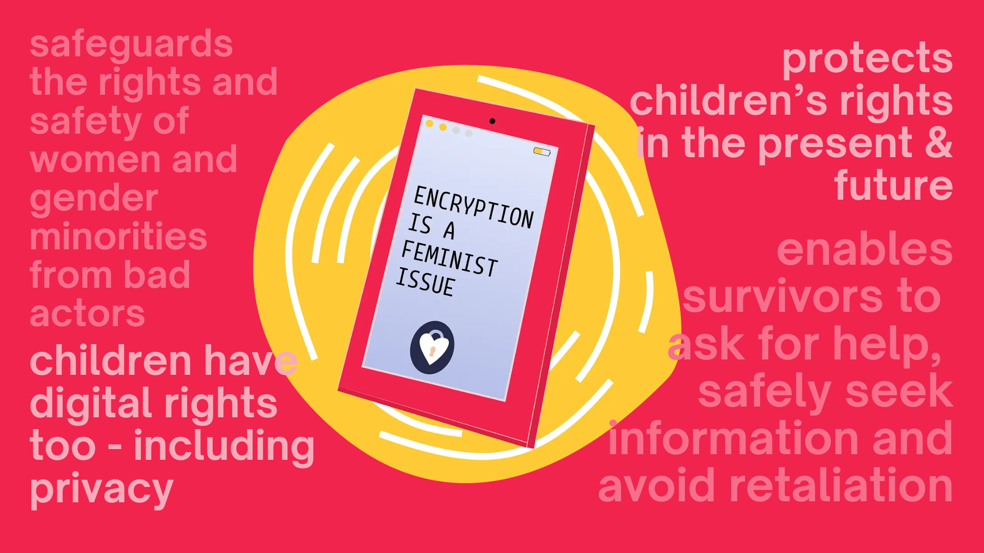 Encryption is necessary for protecting child and adult survivors of  gender-based violence | by Chayn | Chayn