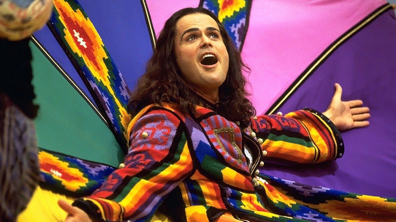 his technicolour techno colored dreamcoat